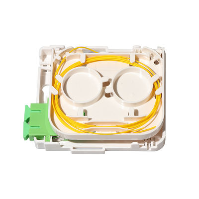 FTTH 1 Port Fiber Optic Terminal Box Tipe Mini SC Untuk Panel Soket Dinding