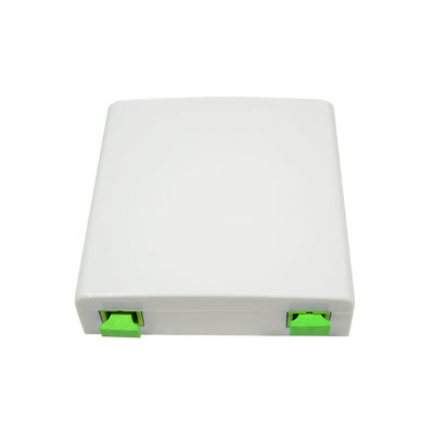 FTTH 2 Port 86 Pelat Kotak Terminal Serat Optik Untuk Soket Dinding