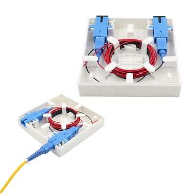 2 Kotak Terminal Serat Optik Inti Tipe 86 Untuk Jaringan FTTH FTTB FTTX