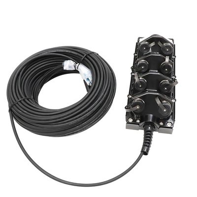 IP68 MST Fiber Optic Joint Box, Kotak Terminal Distribusi FTTH Dengan ODVA PTLC ODC Adapter