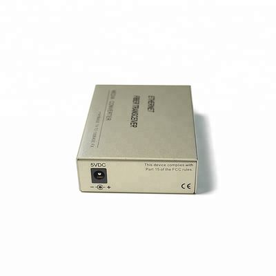 20KM SC Single Mode Konverter Media Serat Optik 4 Port Simplex Rangkap Type