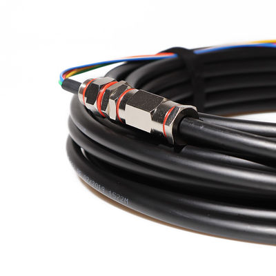 24 Inti 36 Inti Kabel Serat Optik Lapis Baja, Kabel Patch Pigtail Tahan Air Luar Ruangan