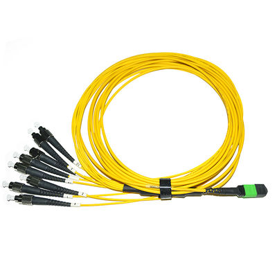 8 Core 12 Core Kabel Patch Kabel Fiber Male Female Fanout Breakout MPO MTP Ke LC