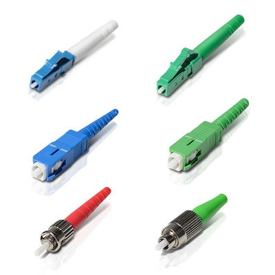 FC LC SC Konektor Serat Optik ST Untuk Kabel 0.9mm 2.0mm 3.0mm