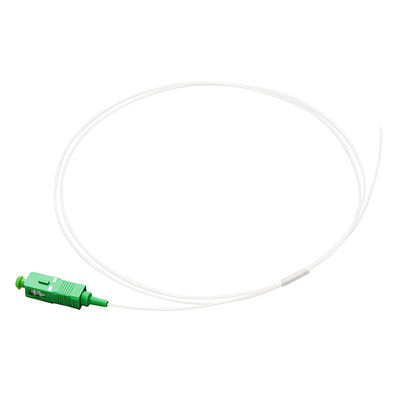 Rakitan Kabel Serat Diameter 0,9mm 9/125 G657A1 SC / UPC Simplex Dipoles Putih