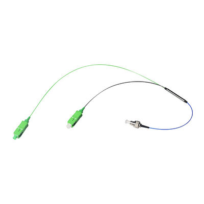 1260~1620 nm 1x2 DWDM CWDM Filter Multiplexer untuk sistem penambahan/penurunan WDM