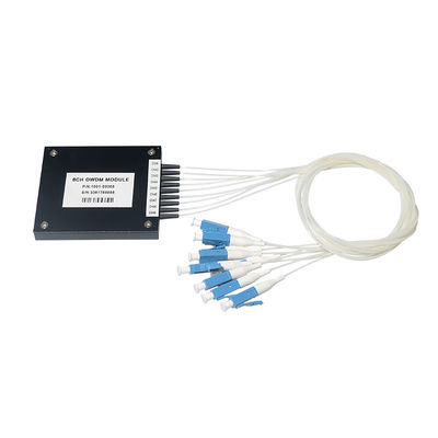 1X2 FWDM DWDM Fiber Optic Splitter 3 Ports 100G 200G Untuk Sistem Jaringan WDM