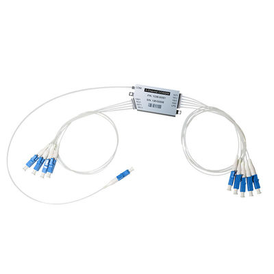 Divisi Panjang Gelombang WDM yang Disesuaikan Multiplexing CCWDM 8CH+ Mux Demux