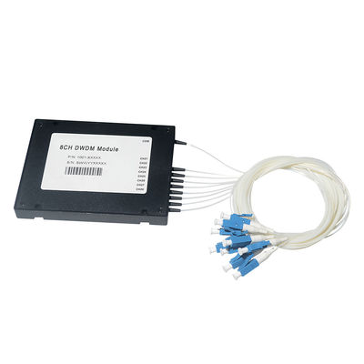 Optical 8 Channel Cwdm Mux Demux Module 0.9mm 20nm Channel Spacing