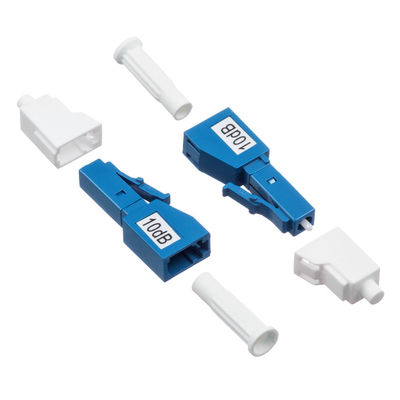 Warna Biru 5db Attenuator Serat Optik Tipe Steker Pria Ke Wanita