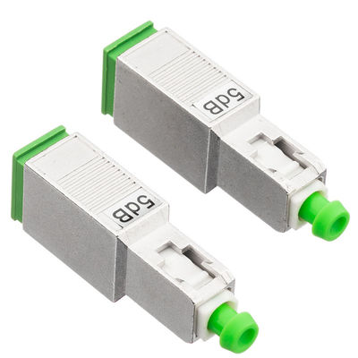 SC APC Attenuator Serat Optik 1dB 3dB 5dB 10dB Untuk Pusat Data