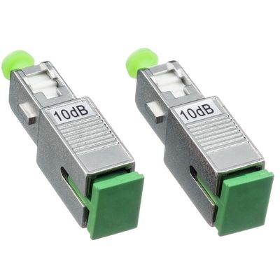 SC APC Attenuator Serat Optik 1dB 3dB 5dB 10dB Untuk Pusat Data