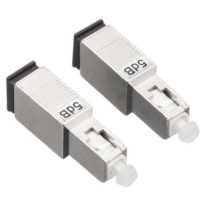 SC APC Attenuator Serat Optik 1dB 3dB 5dB 10dB Untuk Pusat Data