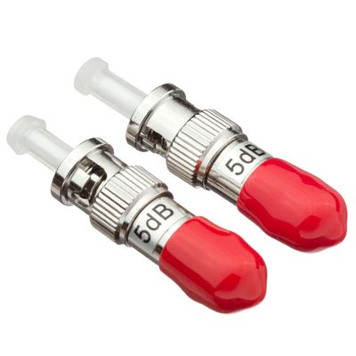 6dB 7dB 10dB Serat Optik Attenuator ST Pria Wanita Untuk FTTH