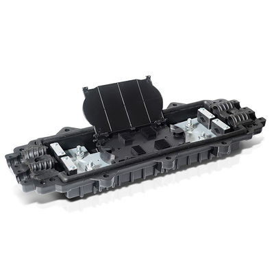 48 Core 96 Core Mini Penutupan Sambungan Serat Optik Dengan 2 Inlet 2 Outlet