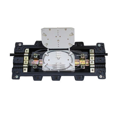 48 Core 96 Core Mini Penutupan Sambungan Serat Optik Dengan 2 Inlet 2 Outlet