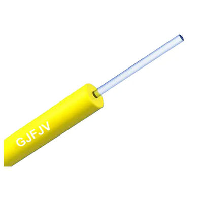pabrik 1 inti 0.9mm Corning penyangga ketat simpleks kabel serat optik mode tunggal dalam ruangan harga 1km