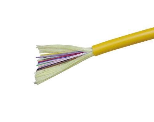 FTTH Indoor 12 kabel serat optik inti OM3 / kabel distribusi serat optik