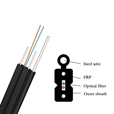 Kabel Drop Kabel Serat Optik FRP Berkualitas Tinggi 4cores dari Cina