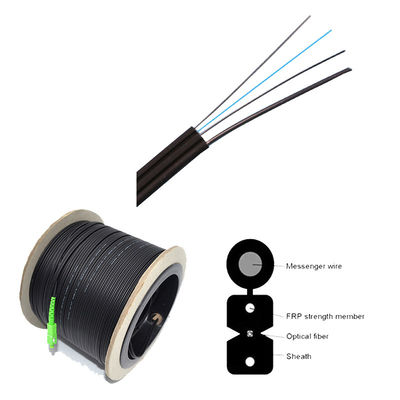 Pasokan FTTH 4 core Loose Tube kabel serat optik jenis kabel komunikasi