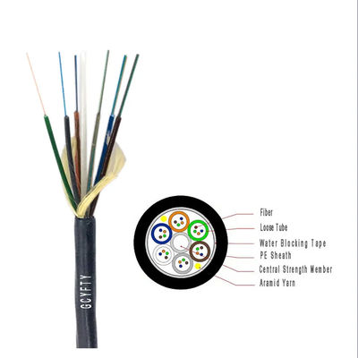 2-288 Kabel Serat Optik, Kabel Mikro Udara Ditiup Dengan Selubung HDPE