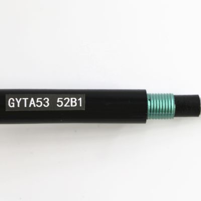 Kabel Serat Optik 12 Inti Terkubur Langsung Luar Ruangan G.652D Dengan Selubung PE