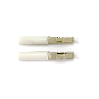 LC Fast Fiber Optic Connector Multi Mode OM3 Untuk FTTH CATV CCTV