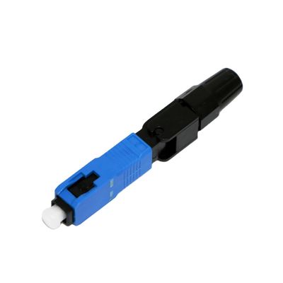 50/125 Konektor Cepat Serat Optik Simplex SC UPC Multi Mode
