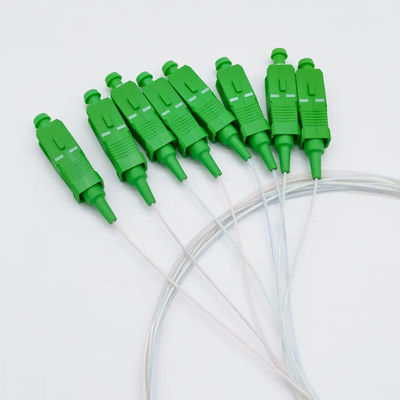 1×4 SC APC Fiber Optic Splitter, Mini Type PLC 4 Way Splitter Untuk TV Kabel
