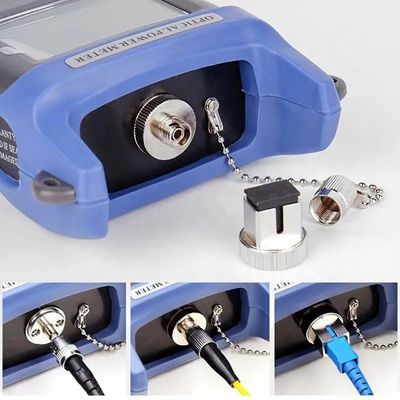 Penguji Kabel Serat Optik Genggam 800nm ​​1700nm -70 + 6dbm Untuk Konektor FC SC ST