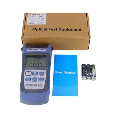 Penguji Kabel Serat Optik Genggam 800nm ​​1700nm -70 + 6dbm Untuk Konektor FC SC ST