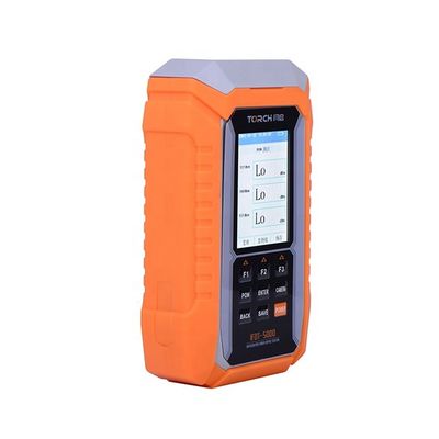 Pengukur Daya Serat Optik FTTH Warna Oranye Semua Dalam Satu Dengan Layar 3,5&quot;.