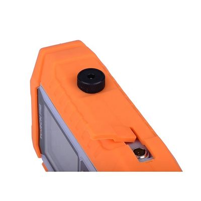 Pengukur Daya Serat Optik FTTH Warna Oranye Semua Dalam Satu Dengan Layar 3,5&quot;.