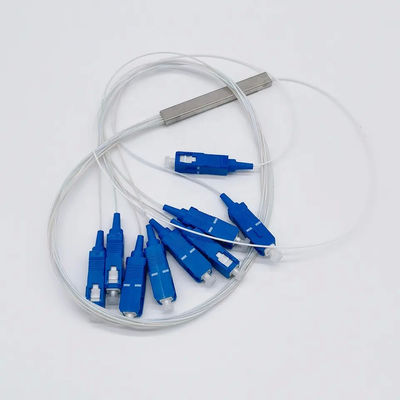 1 Meter Serat Optik Mini PLC Splitter 1x8 Dengan Konektor SC UPC
