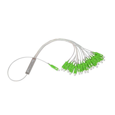 Micro Mini Module Fiber Optic Splitter FTTH 1x6 SC APC Dengan Panjang Gelombang 1260nm