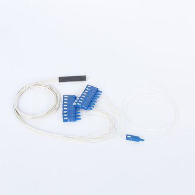 Micro Mini Module Fiber Optic Splitter FTTH 1x6 SC APC Dengan Panjang Gelombang 1260nm