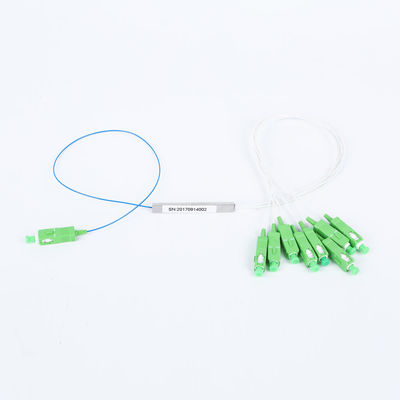 Micro Mini Module Fiber Optic Splitter FTTH 1x6 SC APC Dengan Panjang Gelombang 1260nm