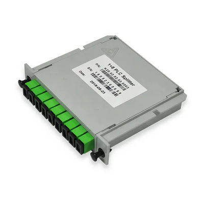 Jenis Kaset PLC Fiber Optic Splitter 1x8 Dengan Konektor SC UPC