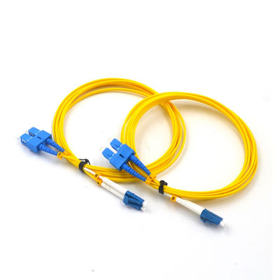 Kabel Patch Kabel Serat Optik SC UPC Untuk Konverter Media Dalam Ruangan