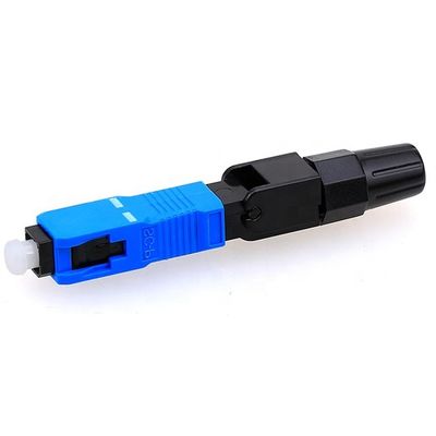50/125 Konektor Cepat Serat Optik Simplex SC UPC Multi Mode