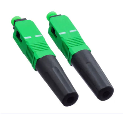 FTTH Network SC APC Fast Connector Untuk Drop Cable Instal OEM