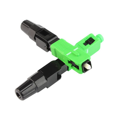 FTTH Network SC APC Fast Connector Untuk Drop Cable Instal OEM