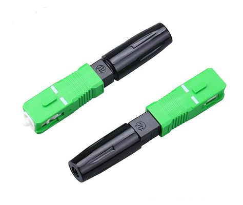 FTTH Network SC APC Fast Connector Untuk Drop Cable Instal OEM