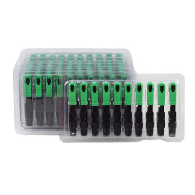 FTTH Network SC APC Fast Connector Untuk Drop Cable Instal OEM