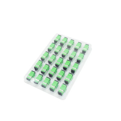Single Mode Rangkap Fiber Optic Adapter SC UPC APC Warna Hijau