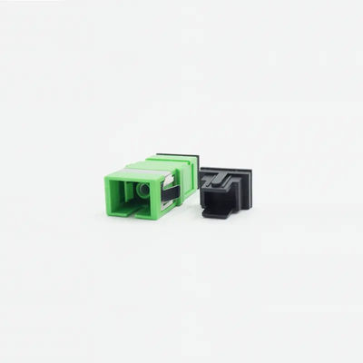 Single Mode Rangkap Fiber Optic Adapter SC UPC APC Warna Hijau