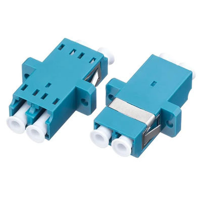Adaptor Dupleks LC Serat Optik FTTH Dengan Lengan Perunggu Flange