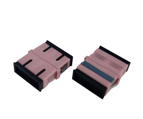 Adaptor Serat Optik SC UPC Single Mode Rangkap Bahan PC Warna Biru