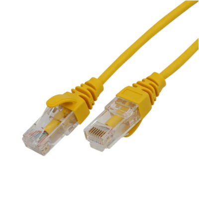 Kabel Patch Cat6A Ethernet yang Disesuaikan, S FTP Slim Patch Cord Dengan Panjang 5m 1m