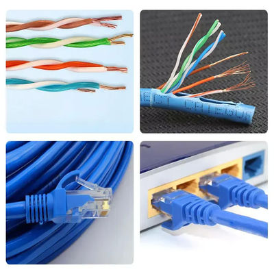Kabel Patch Cat6A Ethernet yang Disesuaikan, S FTP Slim Patch Cord Dengan Panjang 5m 1m